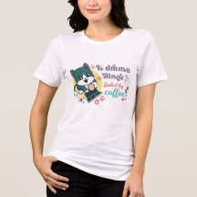 Cute K-Drama Cat Coffee Lover