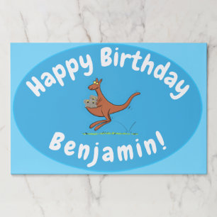 Cute kangaroo and koalas cartoon illustration paper pad