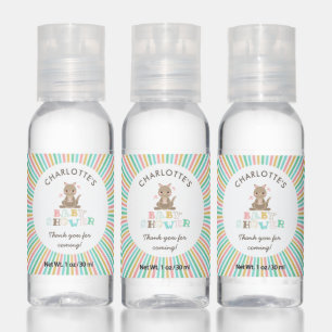Cute Kangaroo Baby Shower Favor Hand Sanitizer