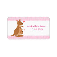 Cute Kangaroo Baby Shower Party Treats
