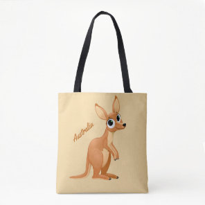 Cute Kangaroo custom text bags