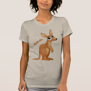 Cute Kangaroo custom text shirts & jackets