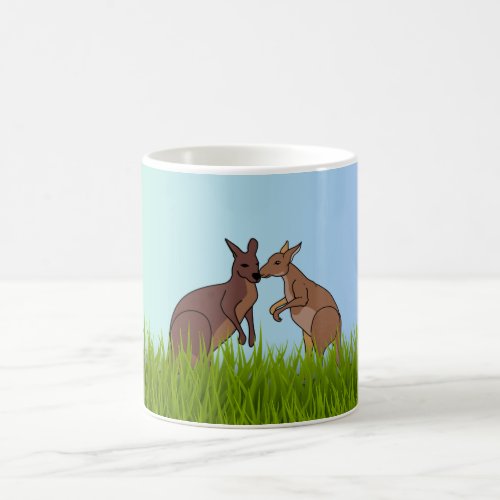 Cute kangaroo mug