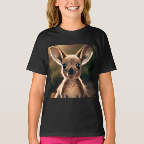 Cute Kangaroo T Shirt _ Cute Animal Shirts