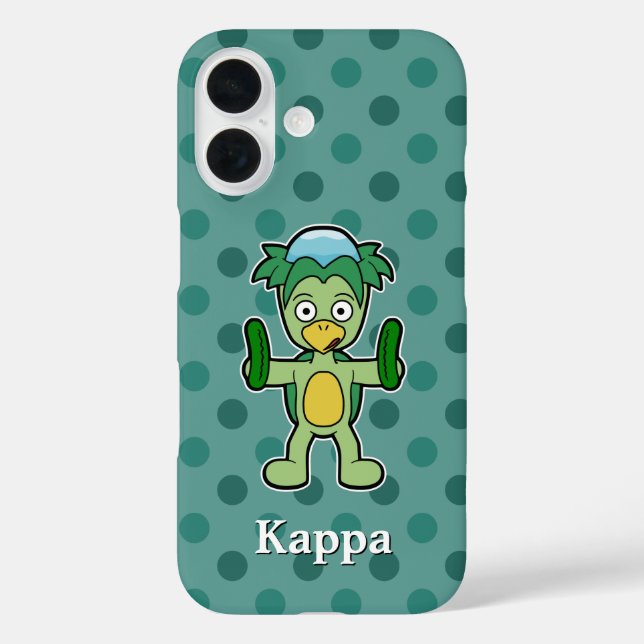 Cute Kappa with Cucumbers Case-Mate iPhone Case (Back)