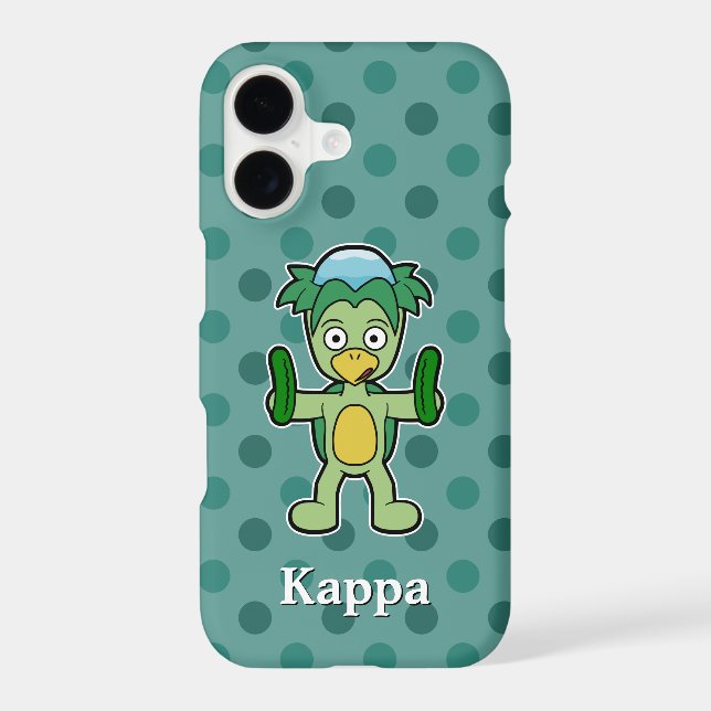 Cute Kappa with Cucumbers Case-Mate iPhone Case (Back)