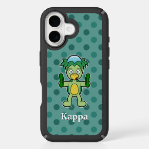 Cute Kappa with Cucumbers iPhone 16 Case