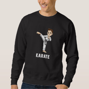 Cute Karate Boy   Sweatshirt