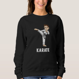 Cute Karate Boy   Sweatshirt