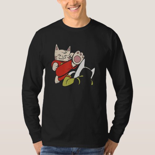 Cute Karate Cats T_Shirt