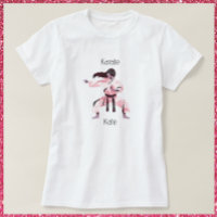 Cute Karate Girl Martial Arts T-Shirt