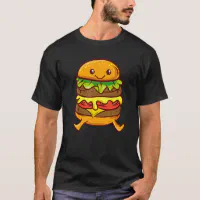 cute kawaii anime burger hamburger aesthetic t shirt ra82d4525f918458a8d38d146db8e06cc k2gm8 200