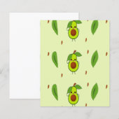 Cute kawaii avocado (Front/Back)