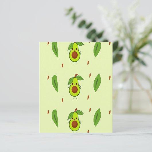 Cute kawaii avocado (Standing Front)