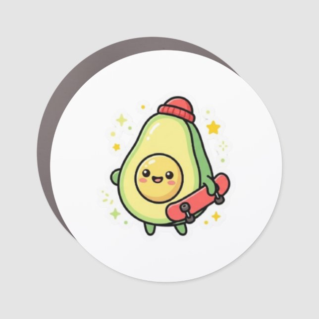  Cute Kawaii Avocado Baby Magnet (Front)