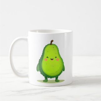 Cute Kawaii Avocado Character Coffee Mug