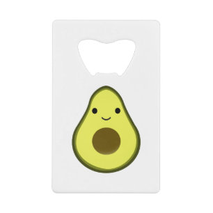Cute Kawaii Avocado Credit Card Bottle Opener