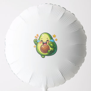 Cute Kawaii Avocado Laughing Crying Tears of Joy S Balloon