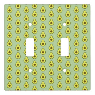 Cute Kawaii Avocado Light Switch Cover