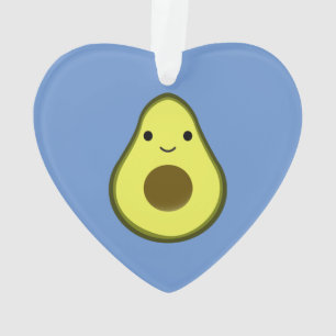 Cute Kawaii Avocado Ornament