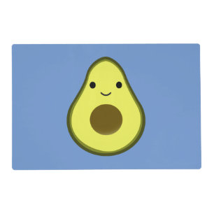 Cute Kawaii Avocado Placemat