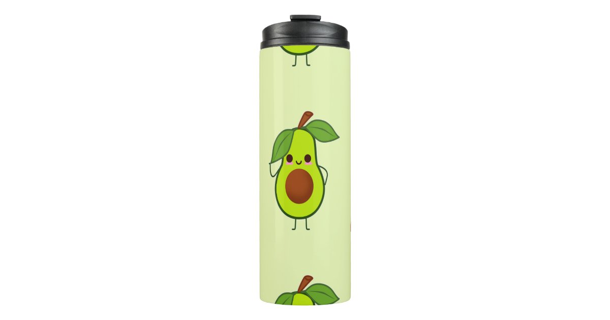 Green Avocado Vacuum Insulated Custom Stainless Steel Tumblers