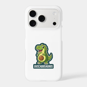 Cute Kawaii Avocadosaurus Dinosaur Funny Pun iPhone 17 Pro Case