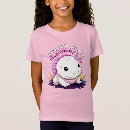 Cute Kawaii Axolotl  T_Shirt