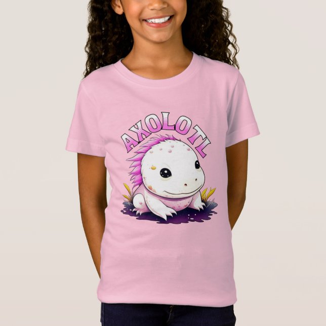 Cute Kawaii Axolotl  T-Shirt (Front)
