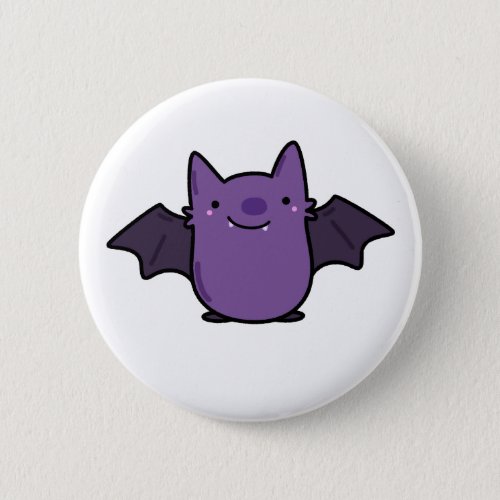 Cute Kawaii Baby Bat Button