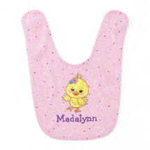 Cute Kawaii Baby Chick Personalized Pink