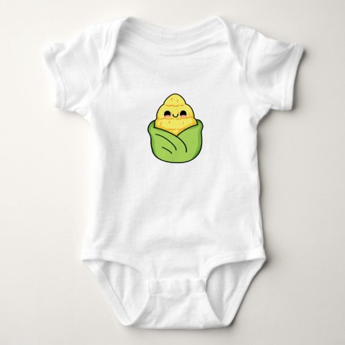 Cute Kawaii Baby Corn Baby Bodysuit