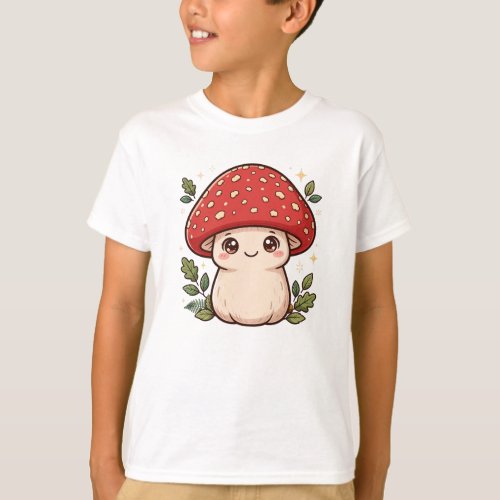 Cute Kawaii Baby Mushroom T-Shirt