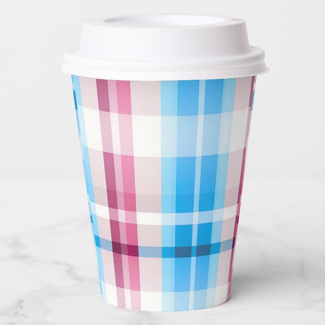 Cute Kawaii Baby-Q Gender Reveal Party Paper Cups (Front)