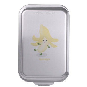 Cute kawaii banana cartoon cake pan