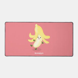 Cute kawaii banana cartoon desk mat