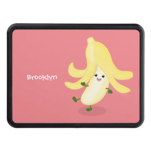 Cute kawaii banana cartoon hitch cover