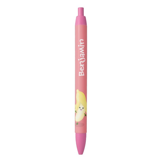 Cute kawaii banana cartoon pen (Front Vertical)