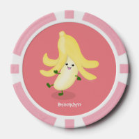 Cute kawaii banana cartoon