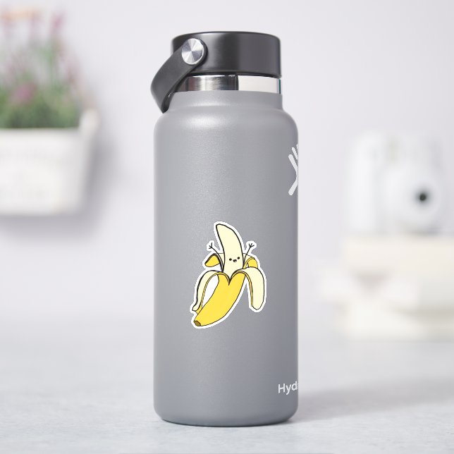Cute Kawaii Banana Sticker (HydroFlask)