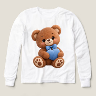 Cute Kawaii Bear – Adorable Teddy Bear Illustratio Tri-Blend Shirts