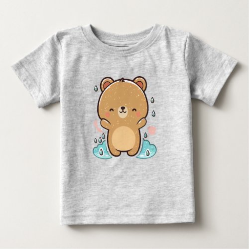 cute kawaii bear baby T_Shirt