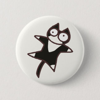 Cute Kawaii Bicolor cat {Lots of Cats} Pinback Button