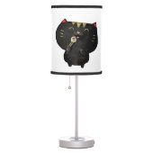 Cute Kawaii Black Sushi Cat Table Lamp (Right)