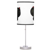 Cute Kawaii Black Sushi Cat Table Lamp (Front)