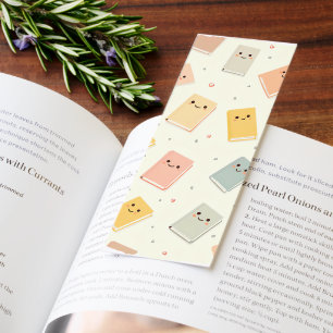 Cute Kawaii Books Bookmark