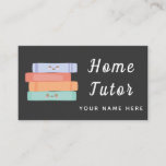 Cute Kawaii Books Home Tutor Teacher Simple Gray Business Card<br><div class="desc">These cute,  simple business cards would be perfect for teacher,  home tutor,  teacher on call. Easily add your own details by clicking on the "customize this template" option. If you have any design related questions/requests,  please do not hesitate to contact us.</div>