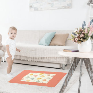 Cute Kawaii Books Rug