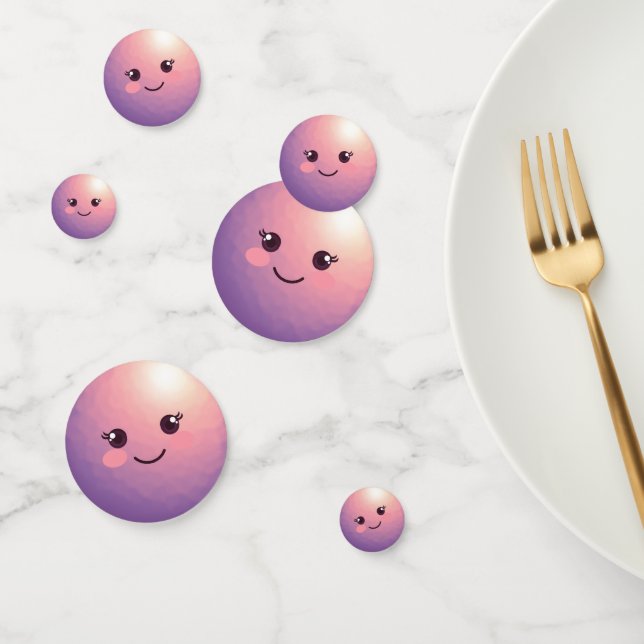 Cute Kawaii Bowling Ball Adorable Sweet Kids Party Confetti (Group)