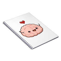 Cute Kawaii Brain Notebook | Zazzle